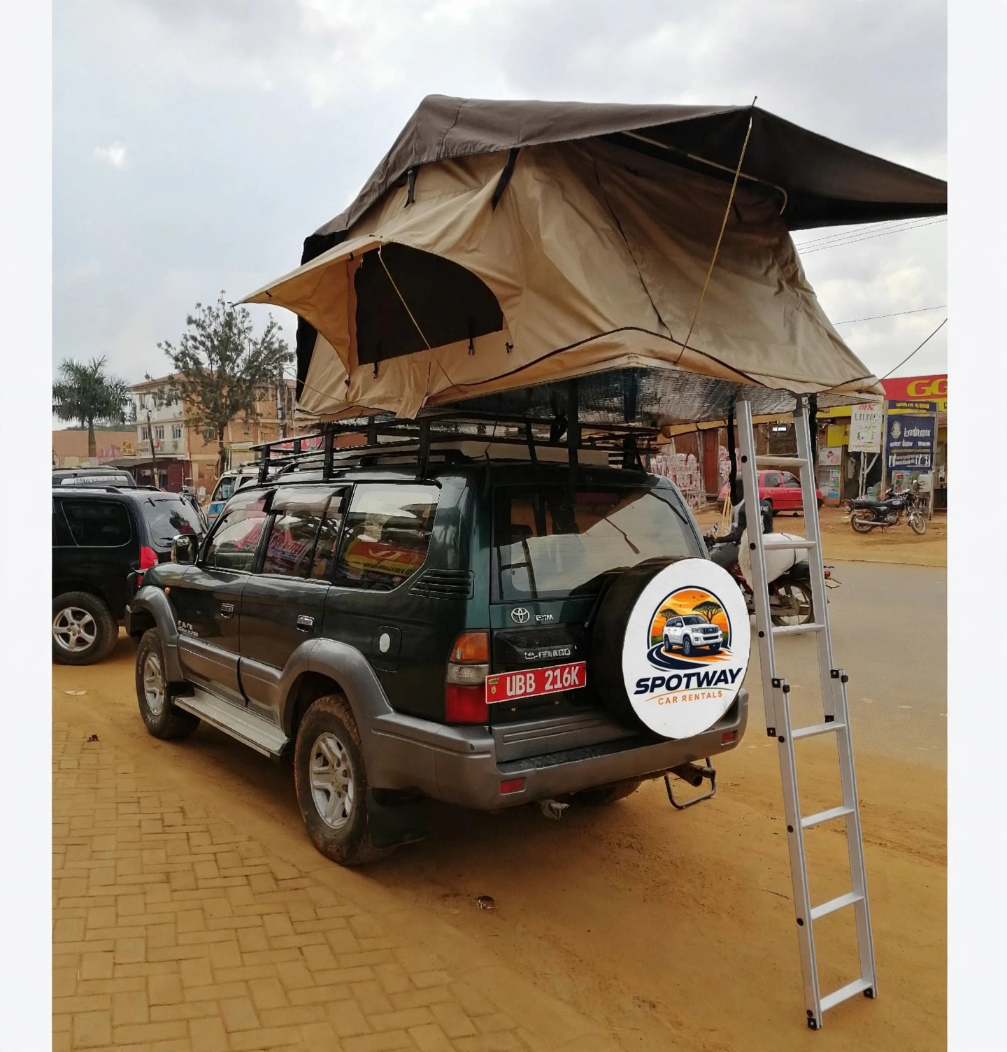 Land Cruiser 4x4 Prado TX with Rooftop Tent