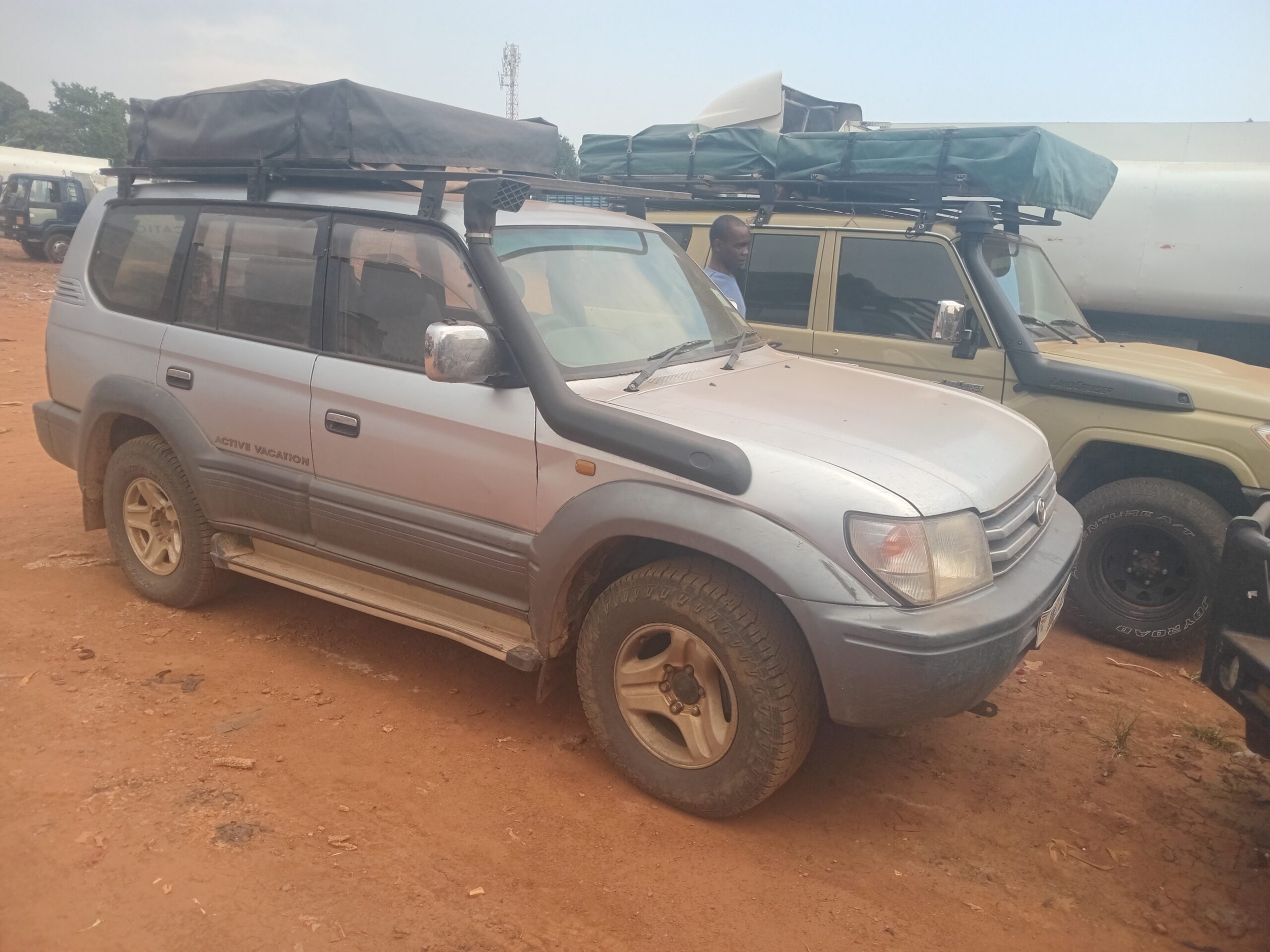 Land Cruisers Parked